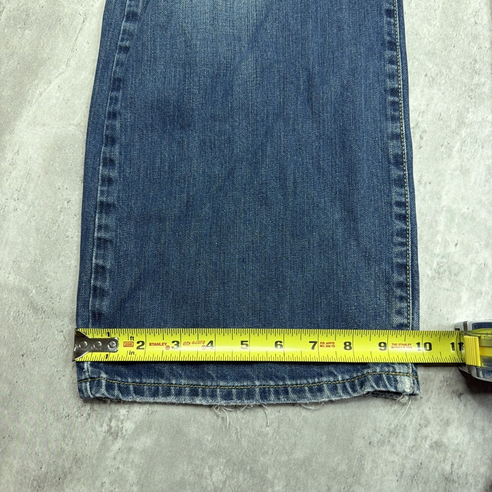 Lucky Brand Jeans Dungarees Straight Bootcut Men's Size 34x30 Zip Fly Denim USA - Picture 8 of 11